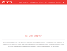 Tablet Screenshot of elliott-marine.com